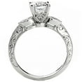 thumbnail image 2 of Dazzlingrock Collection 0.80 Carat (ctw) 14k Round & Pear Diamond Ladies Bridal Ring Engagement, White Gold, Size 5.5, 2 of 2