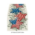 thumbnail image 3 of OutmaxHome 4th of July Table Runner, Patriotic Memorial Independence Day Decoration Linen Table Runners for Farmhouse Kitchen Dining Holiday Birthday Party, 3 of 6