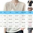 thumbnail image 3 of UAMVSH Women's V Neck T Shirts Casual Summer Short Sleeve Shirts Lightweight Comfy Loose Fit Basic Tees Trendy Outfits, 3 of 5