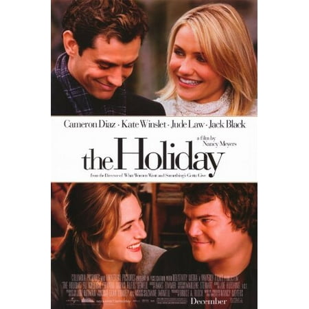 The Holiday Poster Movie 11x17 Cameron Diaz Kate Winslet Jude Law Jack Black, Approx. Size: 11 x 17 Inches - 28cm x 44cm By Pop Culture (Kate Winslet Best Actress)