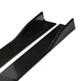 thumbnail image 3 of TFixol Car Side Skirt Extensions Rocker 2M Universal Splitters Diffuser Lips Side Skirt Black, 3 of 7