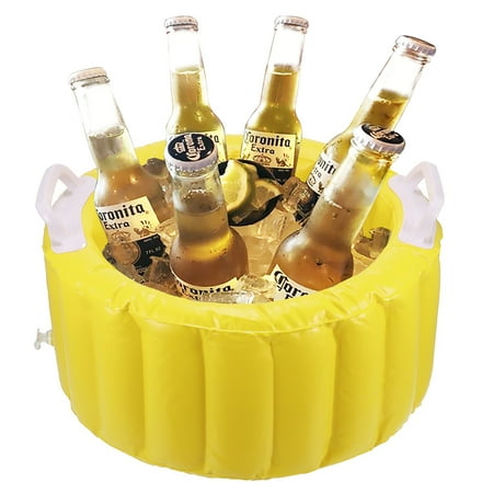 

3 Gallons Ice Bucket Inflatable Pool Float Beverage Tub Beer Ice Cooler Large Capacity for Party Beach Pool and Jacuzzi