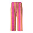 thumbnail image 5 of YDLCAFD Womens Solid Color Pocket Straight Tube Loose Stretch Pants Color Contrast Pants, 5 of 5