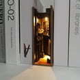 thumbnail image 5 of Homerr Bookshelf Ornament Bookshelf Insert Artistic Library Inserts with LED Lights Wooden Bookends Ornament for Home Shelf Decoration LED Bookshelf Decor, 5 of 8