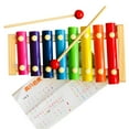 thumbnail image 3 of Kids Xylophone Toy, 8 Notes Xylophone Iron Sheets Crisp Sound  For Education, 3 of 8