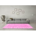 thumbnail image 3 of Ahgly Company Indoor Square Oriental Pink Traditional Area Rugs, 4' Square, 3 of 4