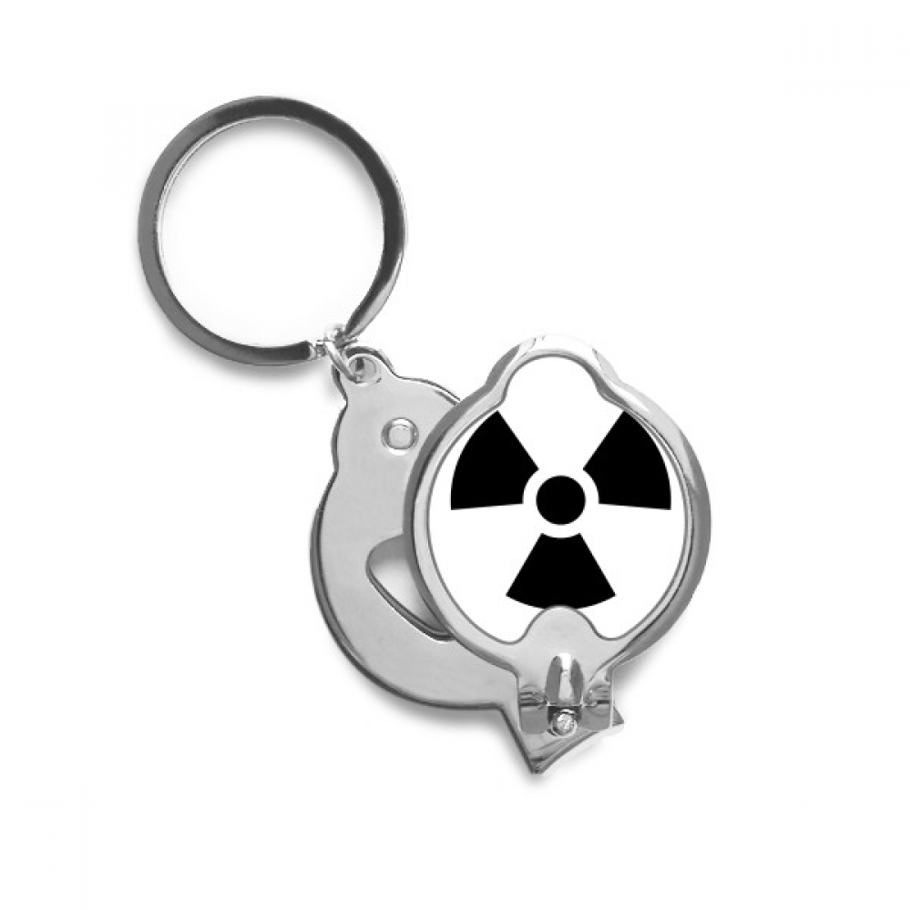 Dangerous Checal Toxic Radiation Pattern Finger Nail Clippers Scissor