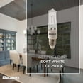 thumbnail image 5 of Bulbrite 50 Watt Dimmable Clear T4 Mini-Candelabra (E11) Halogen Light Bulbs 5/Pack(860796), 5 of 5