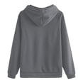 thumbnail image 3 of ManxiVoo Chandail en Molleton Mode Femme Grande Taille Automne Hiver Confort Décontracté Col Rond Taille m Gris, 3 of 3