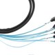 thumbnail image 4 of Mini SAS 6 SATA to 6 SATA Cable, 6Gbps Curved Straight Cable, Anti-Interference, Double Shielded SATA Cable for SSD, 0.5m/1.6ft, 4 of 4