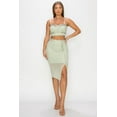thumbnail image 2 of Studded Stone Cami Top & Slit Mini Skirts Set, 2 of 5
