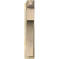 thumbnail image 2 of Ekena Millwork 6"W x 22"D x 34"H Westlake Rough Sawn Craftsman Outlooker, Douglas Fir, 2 of 4