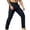 (Casual 15)Dark Blue, variant on Casual Pants for Men Fashion Slacks Patchwork Zipper Multiple Pockets Summer Solid Color Full Length Trousers