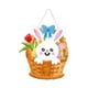 thumbnail image 5 of Letrero de puerta de decoración de Pascua Letreros de bienvenida de Pascua Colgante Letrero de conejo de Pascua Estilo H, 5 of 9