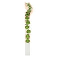 thumbnail image 4 of 0.36 ctw Wedding Band for Women - 18K White/Rose Gold Natural Peridot Stackable Eternity Ring, 4 of 6
