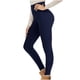 thumbnail image 2 of Pantalones de yoga de cintura alta, informales, de invierno, de color liso, con forro polar, cálidos y de rayón para mujer, 2 of 3