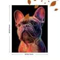 thumbnail image 3 of French Bulldog Portrait Canvas Wall Art, Pet Lover Print for Living Room Bedroom Office Bar Cafe Home Wall Decor, 3 of 8