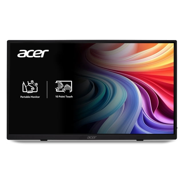 acer Monitor Portatil PM1 15.6" IPS Touch FHD 1920 X 1080 | Angulo Visible 170° (H); 170° (V) | 2 bocinas 1 W | Tecnología CineCrystal | Portátil y Vers&