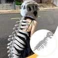 thumbnail image 1 of Disfraz de esqueleto de dinosaurio con vertebral para Halloween, eventos al libre, representaciones de disfraces. Gris 80 cm, 1 of 10