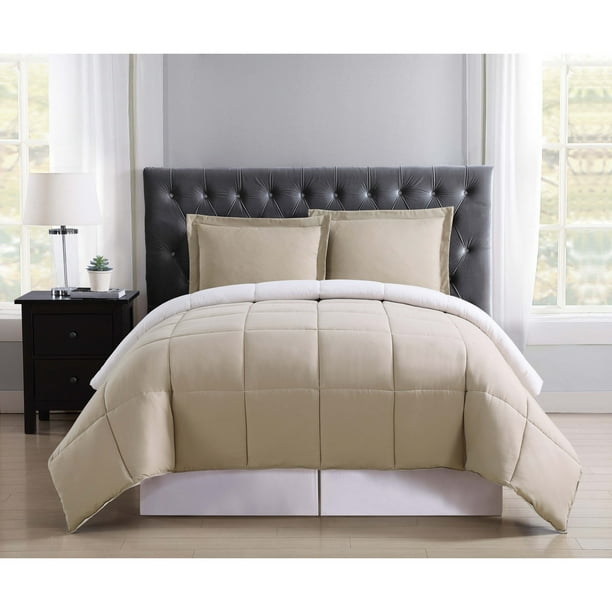 Truly Soft Everyday Khaki And Ivory Reversible Full Queen Comforter Set Com - Ivory Bedding Set Full Truly Soft Everyday Khaki And Ivory Reversible Full Queen Comforter Set Com - Ivory Bedding Set Full