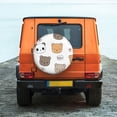 thumbnail image 3 of ZNDUO Cartoon Bear Seamless Pattern Spare Tire Cover, Universal Spare Tire Wheel Covers 14 inch, 3 of 8