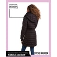 thumbnail image 5 of Steven Madden Women's Winter Coat - Packable Long Length Quilted Puffer Parka Jacket for Women, S-XL, 5 of 6