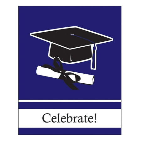 Club Pack of 75 School Colors Purple Graduation Paper Invitation Card 5"