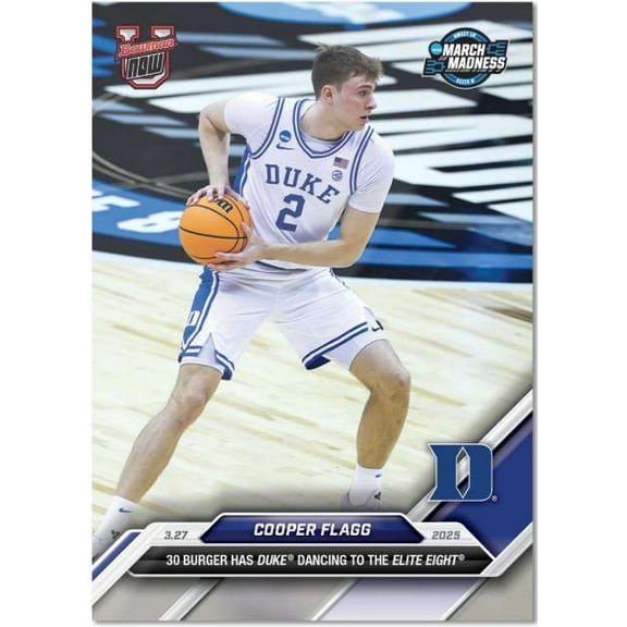NCAA 2024-25 Bowman U NOW Basketball   Cooper Flagg #101