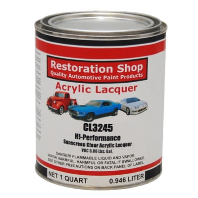 clear coat acrylic lacquer quart restoration hi performance