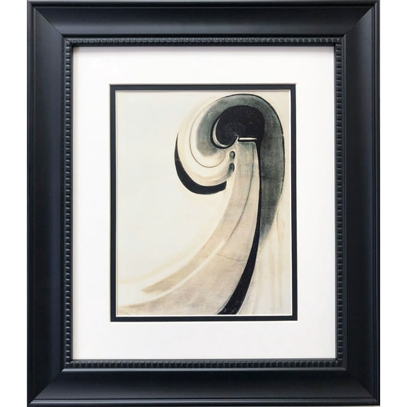 Georgia O'Keeffe "Early Abstraction" Contemporary Art Print Custom Framed Generic
