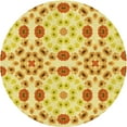 thumbnail image 1 of Ahgly Company Indoor Square Patterned Papaya Orange Area Rugs, 3' Square, 1 of 6