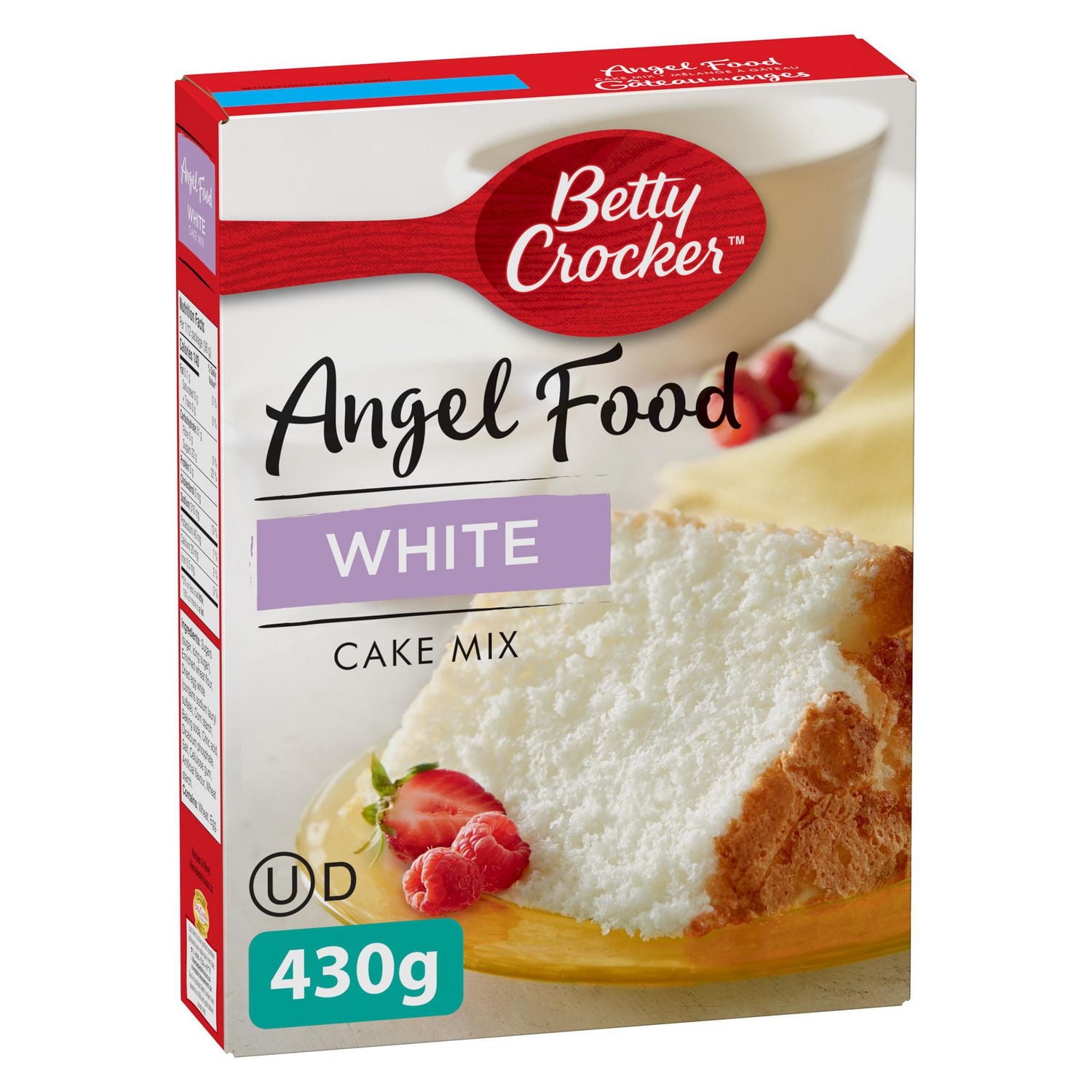 Betty Crocker Angel Food Cake Mix White 430 g 12 Servings 430 g Walmart