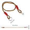 thumbnail image 3 of 2 Pcs Corde de Balançoire d'Arbre Ajustable 97 cm Corde Suspendue pour Hamac Sangle de Balançoire en Nylon Robuste Plus Sûre Capacité de Charge Corde 300 kg pour Balançoires de Jardin Extérieures Accessoires pour Ensemble de Hamac et Terrain de Jeu, 3 of 8