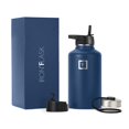 thumbnail image 1 of Botella de hidratación IRON °FLASK para acampar, senderismo, 1,9 L, acero inoxidable, 1 of 8