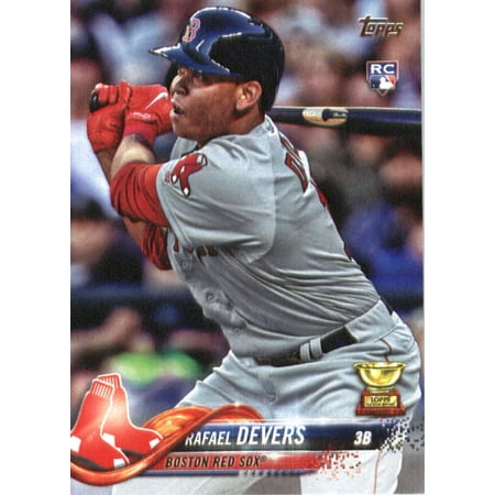 - 2018 Topps #18 Rafael Devers Boston Red Sox Rookie Baseball Card