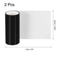 thumbnail image 2 of Kit de reparación de parches inflables 4" x 5 pies, cinta de reparación de parches de TPU para piscina, 2 piezas negras, 2 of 6