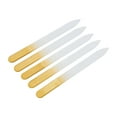 thumbnail image 5 of Unique Bargains Durable Glass Nail Files 5 Pcs Yellow, 5 of 6