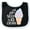 Black and White, variant on Inktastic All You Need is Ice Cream with Ice Cream Cone Boys or Girls Baby Bib