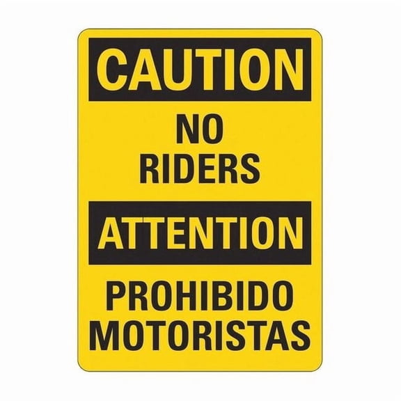 Lyle Traffic Safety Sign,14inx10in,Plastic LCU3-0503-NP_10x14