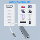thumbnail image 4 of "Adaptador USB C a Ethernet RJ45 LAN Plug & Play para Macbook Pro Belug, Gris ", 4 of 5