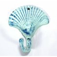thumbnail image 4 of Iron Scallop Shell Hook - Set of 2, 4 of 5