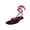 Red, variant on Rope Flat Sandals for Women Strappy Open Toe Thong Sandals Adjustable Ankle Strap Summer Beach Casual Flip Flops