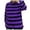 Purple, variant on My Items Shirts for Women Women's Long Sleeve Shirts Women's Long Sleeve Tops Casual Crewneck Neck Striped T Shirts 2026 Trendy Blouses Xxxl