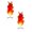 A56 Red 3.9"x3.9"x5.9" 2Pack, variant on 2Pcs Floating Fireball Halloween Prop, Fake Flame Light, Colored Cloth, 3.9"X3.9"X5.9", Hands-Free Illusion For Costume, Haunted House Decor (Blue)