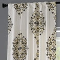 thumbnail image 4 of Kerala Gold Printed Cotton Twill Curtain (1 Panel), Kerala Gold, 50W X 108L, 4 of 6