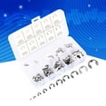 thumbnail image 4 of 120PCS Snap Rings Mini Portable Stainless Steel Kit for Shaft Positioning Parts, 4 of 7