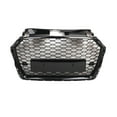 thumbnail image 2 of Garvee Front Bumper Grille Replacement, Front Center Bumper Grille, Honeycomb Grill Cover Compatible for A3 RS3 2016-2018 Models 8V3853651AA, 8V3853651AE, 8V3853651AC, 2 of 7