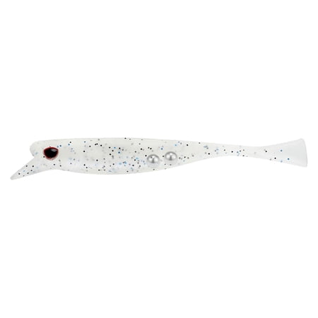 NOMAD DESIGN Delta Minnow 4.5 Adjusta-Ball Blue Ghost Soft Plastic Swimbaits 4-Pieces (DMINN-45-BLGH)