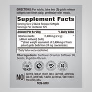Odorless Garlic Supplement | 2400mg | 250 Softgels | by Piping Rock