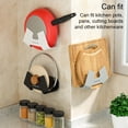 thumbnail image 3 of Wosthever Organizador de tapa de olla, soporte para tabla de cortar, armario para el hogar, estante de pared multifunción para accesorios de Almacenamiento y organización del hogar Blanco, 3 of 6